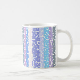 Multicolor grün/grau/beige/rosa/Lila/blau Tasse