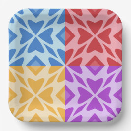 Multicolor Hearts for Valentine's Day Party Pappteller