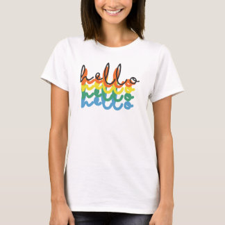 Multicolor Hello T - Shirt