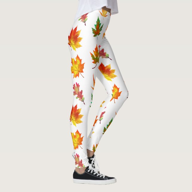 Multicolor-Herbstleaves Leggings (Rechts)