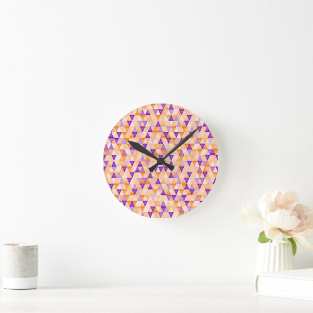 Multicolor I Runde Wanduhr (Zuhause)
