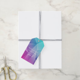 Multicolor Jewel Tones Wedding Gift Tags Geschenkanhänger