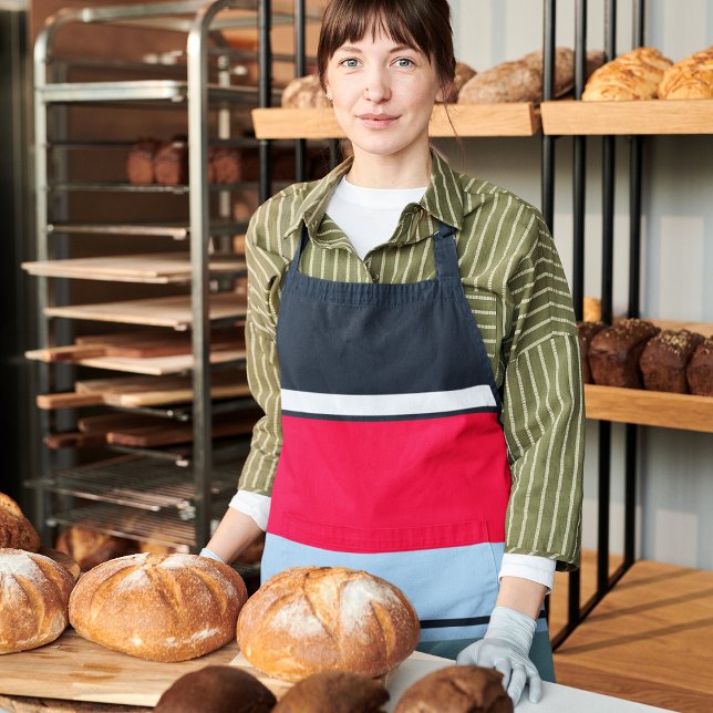 Multicolor Lässige Streifen Schürze (Von Creator hochgeladen)