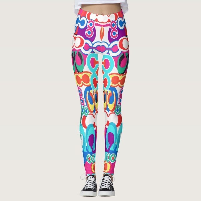 Multicolor leggings innovative designer-inspired  (Vorderseite)