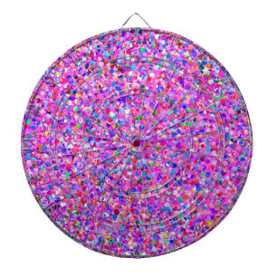 Multicolor Mosaic Modern Grit Glitzer #3 Dartscheibe