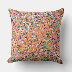 Multicolor Mosaic Modern Grit Glitzer #5 Kissen