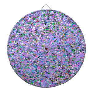 Multicolor Mosaic Modern Grit Glitzer #6 Dartscheibe