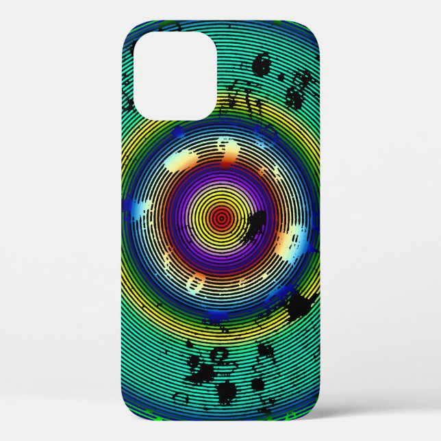 Multicolor-Muster Case-Mate iPhone Hülle (Rückseite)