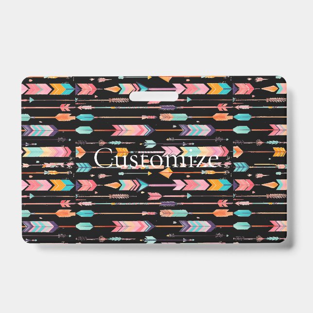 Multicolor-Muster Thunder_Cove Ausweis (Vorderseite)