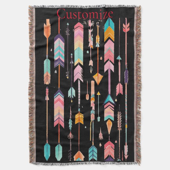 Multicolor-Muster Thunder_Cove Decke (Vorderseite Vertikal)