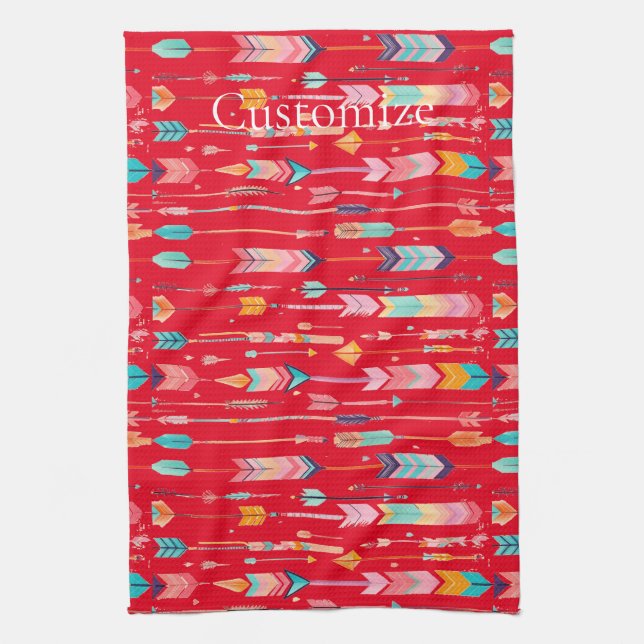 Multicolor-Muster Thunder_Cove Geschirrtuch (Vertikal)