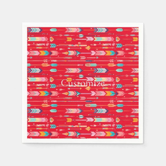 Multicolor-Muster Thunder_Cove Serviette (Vorderseite)