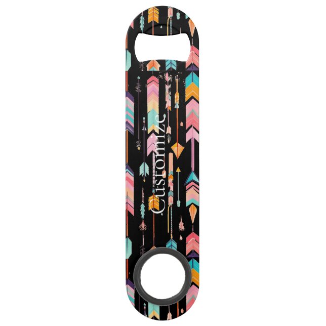 Multicolor-Muster Thunder_Cove Speed Flaschenöffner (Vorderseite)