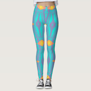 Multicolor-nahtloses Muster "Ratti_Creative_Arts" Leggings