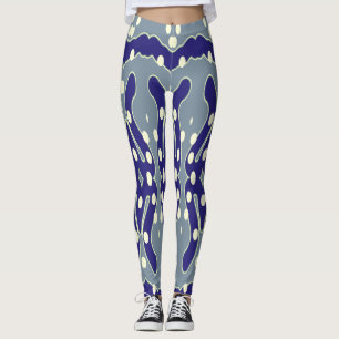 Multicolor-nahtloses Muster "Ratti_Creative_Arts" Leggings