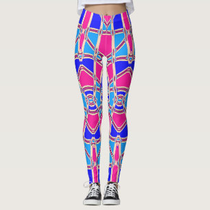 Multicolor-nahtloses Muster "Ratti_Creative_Arts" Leggings