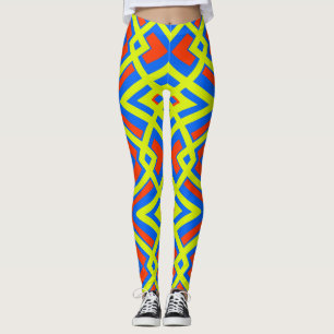 Multicolor-nahtloses Muster "Ratti_Creative_Arts" Leggings