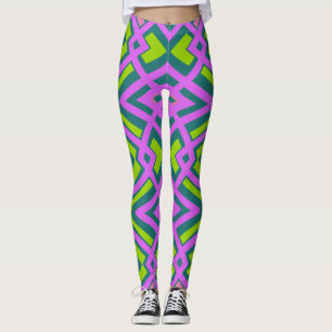 Multicolor-nahtloses Muster "Ratti_Creative_Arts" Leggings