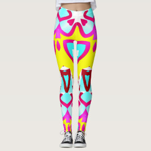 Multicolor nahtloses Muster "Ratti_Creative_Arts" Leggings