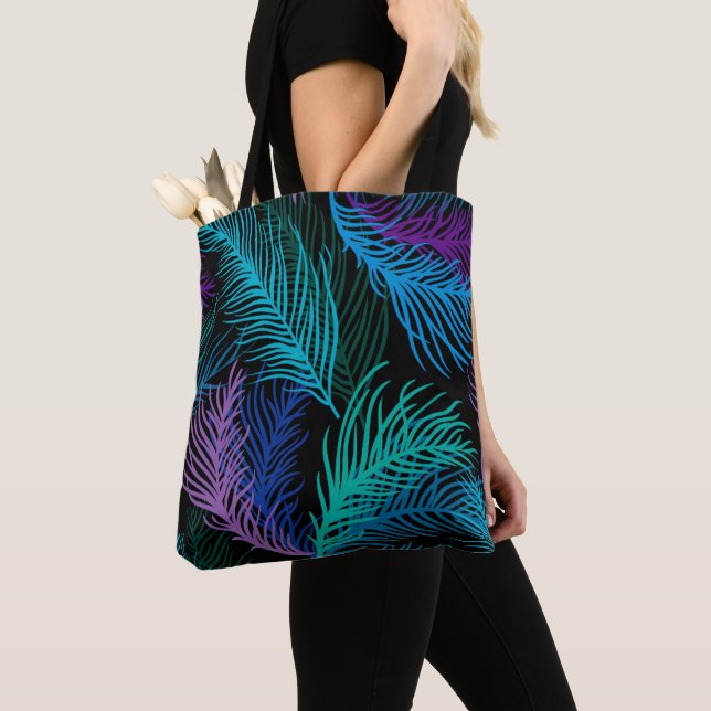 Multicolor Palm-Blätter (Von Nahem)