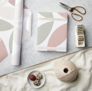 Multicolor Pastel Botanisch Abstrakt Geschenkpapier