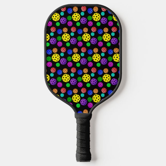 Multicolor Pickleballs Pop Pickleball Paddle (Vorderseite)