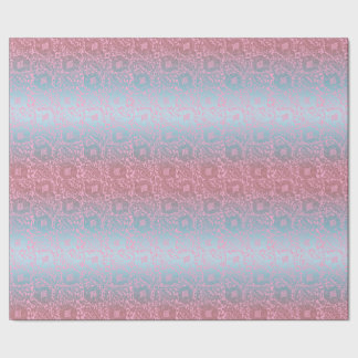 Multicolor Pink Mittelalterliche Einzigartige Blum Geschenkpapier