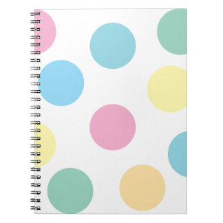 Multicolor Polka Dots Notizblock