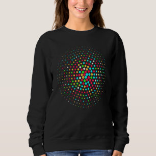 Multicolor Polka Kreis Internationaler Punkt-Tag A Sweatshirt
