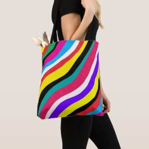 Multicolor Psychedelic Wavy Stripes