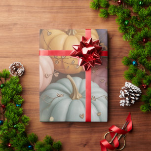 Multicolor Pumpkin Pattern Wrapping Paper Geschenkpapier