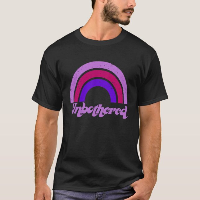 Multicolor Rainbow Petty Unapologetic Unbothered G T-Shirt (Vorderseite)