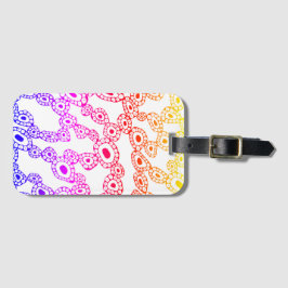 Multicolor Random Abstract Circle Blob Shapes Gepäckanhänger
