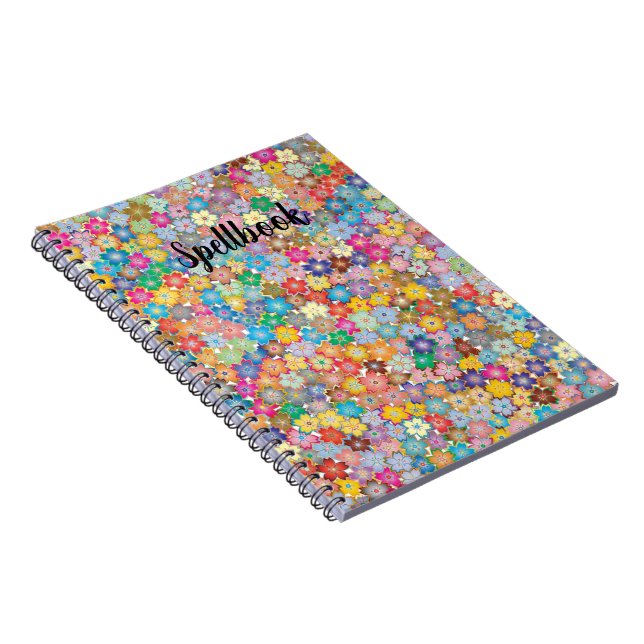 Multicolor Sakura flower  Notizblock (Rechte Seite)