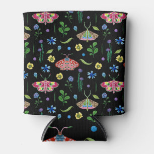 Multicolor-Schmetterlinge: Helles, nahtloses Muste Dosenkühler