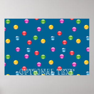 Multicolor Shiny Punkt Confetti DIY Hintergrund Poster