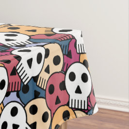 Multicolor Skulls-Muster Tischdecke