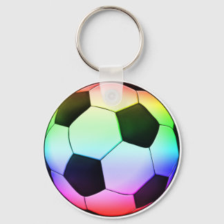 Multicolor Soccer Ball Schlüsselanhänger