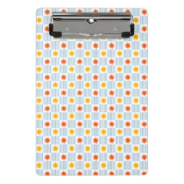 Multicolor-Sonnenstrahl-Schachbrett-Clipboard Mini Klemmbrett