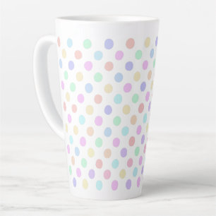 Multicolor Spots auf Weiß Milchtasse