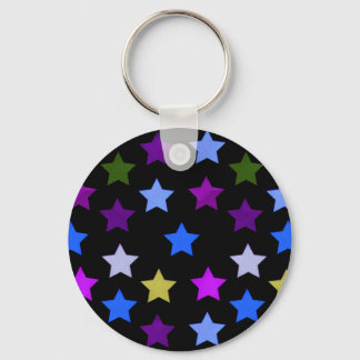 Multicolor Star Pattern Schlüsselanhänger