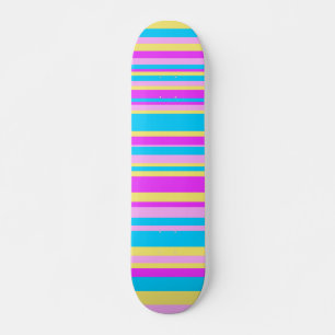 Multicolor Streifen 2 Skateboard
