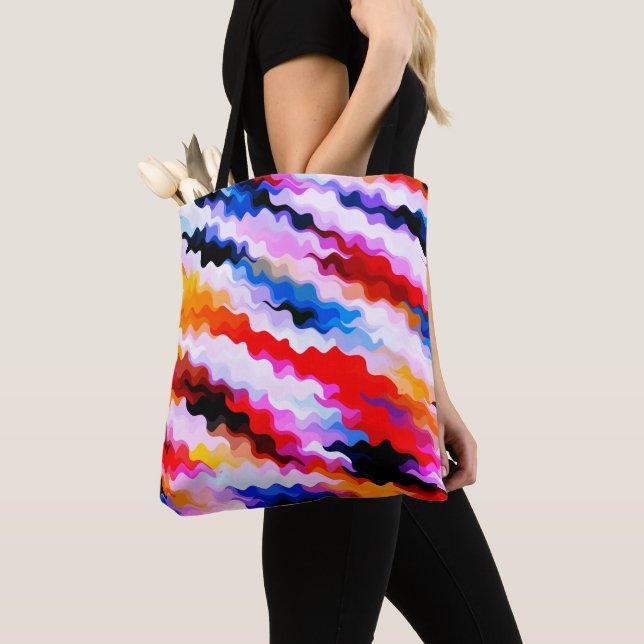 Multicolor-Streifenmuster (Von Nahem)