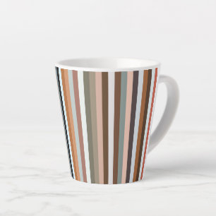 Multicolor-Streifenmuster Milchtasse