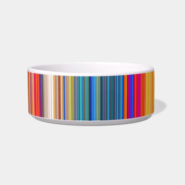 Multicolor-Streifenmuster Napf (Links)