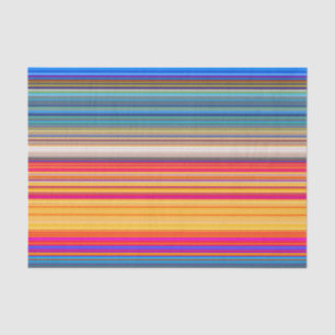 Multicolor-Streifenmuster Seidenpapier