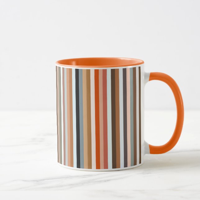 Multicolor-Streifenmuster Tasse (Rechts)