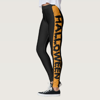 Multicolor Stripe Friedhof mit Fledermäusen und Bä Leggings