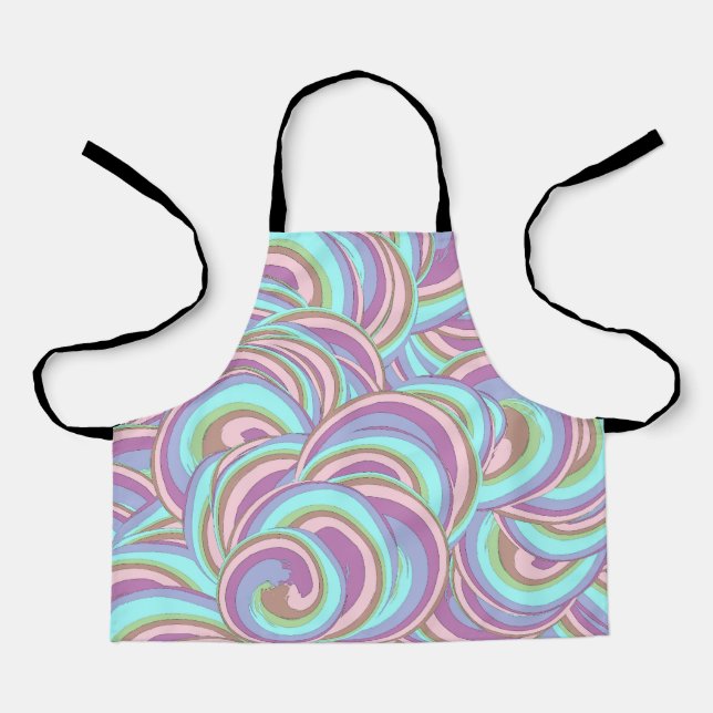Multicolor Swirls Pattern Schürze (Vorderseite)
