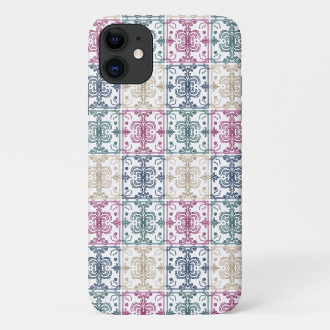 Multicolor Tiles Case-Mate iPhone Hülle (Rückseite)